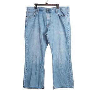 Old Navy Bootcut Jeans Mens 42x30 Light Wash Vintage High Rise 100% Cotton Denim